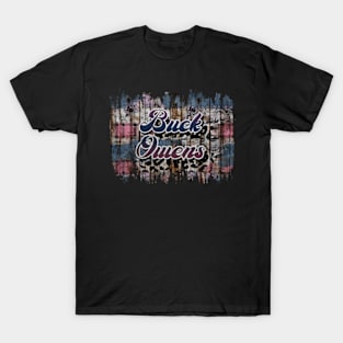 Retro Pattern Buck 80s 90s Birthday Style 70s 80s T-Shirt